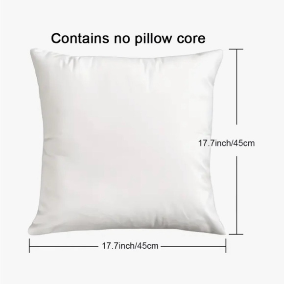 Cute Bunny Rear End Decorative Pillow Cover, 18x18”, Easter/Spring Decor - Picture 4 of 4